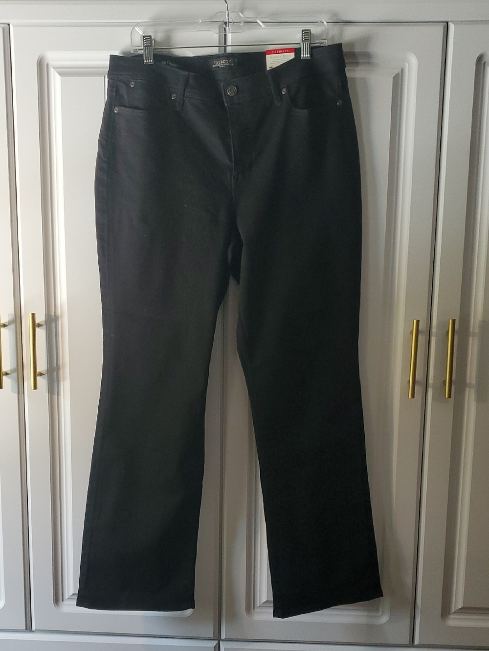 Talbots Black Straight-Leg Jeans